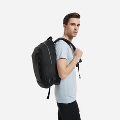 Luxury Anti-theft Backpack, Versatile Anti-theft Backpack Luggage, Modern Backpack With Anti-theft Pocket At Affordable Price, Functional Black Anti-theft Backpack, Volume And Capacity, Rolling Bag, Modern Nylon Backpack With Anti-theft Pocket, Luggage Strap, Easy Packing