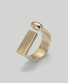 Abcrete & Co. The Rectangle Signet Ring | Madewell Rectangle Signet Ring, Modern Diamond Rings, Minimalist Diamond Rings, Middle Finger Ring, Silver Signet Ring, Gold Signet Ring, Funky Jewelry, Finger Rings, Simple Jewelry