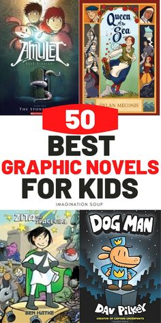 the top 50 best graphic novels for kids