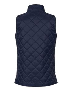 Women's Vintage Diamond Quilted Vest - NAVY - S | Weatherproof Women's Vintage Diamond Quilted Vest in Navy Blue Size Small | Nylon Vest Outfit Women, Vest Outfit, Outfit Women, Quilted Vest, Vest Outfits, Diamond Quilt, Vintage Diamond, Vintage Ladies, Winter Jackets