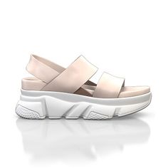 Chunky sole sandals 9322 | Girotti Oxford White, Sport Sandals, Platform Shoes, Mary Jane Sneaker, New Shoes, Nice Shoes, Cow Leather, Women's Shoes Sandals, Slip On Sneaker