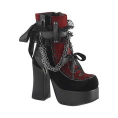 Red Velvet Boots, Kitty Cheshire, Gothic Boots, Velvet Ankle Boots, Funky Shoes, Velvet Boots