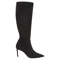 Stuart Weitzman Stuart 85 Suede Knee-High Boots Minor Marks On Soles Size Us 9 $795 Details Designed With A Classic Pointed Toe, Stuart Weitzman's Stuart 85 Boots Are A Knee-High Style Crafted Of Smooth Suede. Goat Leather Upper Pointed Toe Side Zip Leather/Tpu Sole Made In Spain Size Heel Height, 3.25" (85mm) Shaft Height, 15.25" Our Products Are 100% Genuine. We Stand By The Authenticity Of Every Product Sold. Our Clothing, Handbags, Shoes Have A Black Or Red Line Strikethrough Label To Prevent Store Returns. If You Have Any Concerns Or Questions Please Reach Out To Us. Colors Can Be Slightly Off In Images Due To Photo Lighting. Please Open Images And Review Before Purchasing. All Sa Designer Knee-high Boots For Workwear, Elegant High Heel Knee-high Boots With Leather Sole, Elegant Knee-high Boots With Leather Sole And High Heel, Elegant Office Heeled Boots In Suede, Elegant Suede Heeled Boots For Office, Elegant Knee-high Boots With Leather Sole, Elegant Knee-high Boots With Leather Sole For Work, Designer Knee-high Boots With Pointed Toe For Formal Occasions, Elegant Suede Heeled Boots