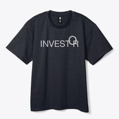 Heavy Tee BLACK INVESTOR LIKE U Like U, Black Print, Black Tee, Design