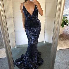 Reposhing This Item I Purchased From @Abritishposher. Loved It, But Ready To Rotate For Something New. Questions? Leave A Comment Below! Abyss By Abby, Backless Gown, Classy Girl, Gatsby, Something New, Floor Length, Black Blue, Blue Black, Sequin