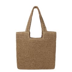 PRICES MAY VARY. 【Premium Handwoven Straw】This straw beach bag is made of high quality natural straw with polyester cloth lining. And it is handwoven by experienced craftsmen for high durability 【Large Size】The dimensions of straw handbags for summer are around 15.75" L x 14.96" H; Total height approx 24.41". The top zipper slides smoothly and there is no need to worry about stuck or separation issues 【Structure】This woven tote bag has a main zipper compartment that can hold the items you need f Summer Woven Sand-colored Shoulder Bag, Sand-colored Shoulder Bag For Summer Travel, Eco-friendly Brown Shoulder Bag For Vacation, Beige Canvas Shoulder Bag For Vacation, Beige Shoulder Canvas Bag For Vacation, Large Capacity Rectangular Canvas Bag For Vacation, Square Beige Shoulder Bag For Vacation, Beige Square Shoulder Bag For Vacation, Large Capacity Canvas Bucket Bag For Vacation