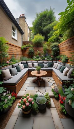 Narrow Backyard, Narrow Backyard Ideas, Beautiful Pergola, Loft Floor, Bedroom Plan, Outdoor Cooking Spaces, Backyard Designs, Backyard Fireplace, Floor Bedroom