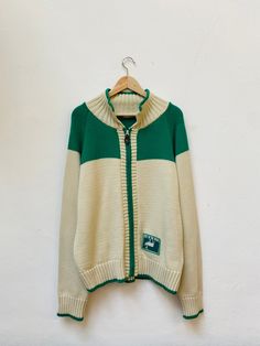 Please notice since we are a very small shop it's not possible for us to accept returns 🌼 Vintage Cardigan  Size XXL for Men Oversized for Women Wool Mix Länge/ Length: 70cm Length from Armpit to Armpit: 64cm comfy and ready to wear ! Condition : good vintage condition * We check our clothes before we send them to you 🌼 * Feel free to write us if You have any questions 🌼 *Please always check measurements before buying * If something went wrong and you are not happy with your order: please  in Retro Green Cotton Sweater, Vintage Cotton Winter Cardigan, Vintage Cotton Sweater For Winter, Vintage Cotton Cardigan For Winter, Retro Streetwear Cardigan For Fall, Oversized Vintage Cardigan, Green Oversized Retro Sweater, Retro White Cotton Cardigan, White Cotton Retro Cardigan