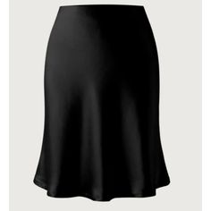 Ogl Silky Acetate Bias-Cut Short Skirt In Black. Pull On Style. Size Small. New With Tag. Waist Is 25 1/2" And Stretches To 34". Hip Is 40" And Stretches To 46". Length Is Approx 20". Smoke Free, Pet Free Home. Acetate Fabric, Short Cuts, Short Skirt, Small Waist, Cut Design, Skirt Black, Satin Fabric, Mini Skirt, Womens Bottoms