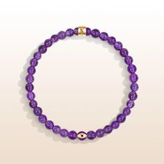 Kids are god’s most innocent creations! All they need is a subtle mentor that allows them to attract the right things to their lives. Our one-of-a-kind "Dreamy Lullaby - Evil Eye Amethyst Bracelet" will act as a caressing hand to every corner of your kid's tender soul. The mighty Evil Eye charm will deflect all the negative vibes and luck from their aura. The soothing Amethyst stones will keep your little one calm and help them channel their energy. Protect your kids and help them manifest their Purple Spiritual Bracelet For Everyday Wear, Spiritual Purple Bracelets For Everyday, Spiritual Purple Bracelet For Everyday Wear, Spiritual Purple Bracelet For Everyday, Feng Shui Tree, Negative Vibes, Valentines Gift Card, Cleansing Stones, Red String Bracelet