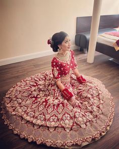 Material in use - Raw silk   for Lehenga and blouse  and Soft Net for Dupatta  Color - Red M Size Details in Inches   Lehenga - Waist 30 , Hip 40 , Length 46  Blouse - Bust 36, Waist 30, Length 15 , Sleeve 11  Dupatta - 2.60 meter ( all types customization available ) (( Comment your size color and fabric in personalize option if you need any changes ))   Indian designer bridal outfit finished with 100% hand made special designer bridal lehenga choli for special bride  Material in use - Dabka, Red Semi-stitched Kundan Gown, Red Embroidered Dola Silk Gown, Embroidered Red Dola Silk Gown, Red Semi-stitched Anarkali Lehenga, Red Bollywood Gown With Pallu, Red Anarkali Choli With Pallu Details, Anarkali Red Art Silk Lehenga, Red Anarkali Art Silk Lehenga, Red Anarkali Lehenga In Art Silk