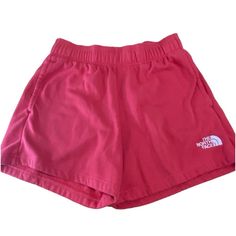 North Face Sweat Shorts In A Dark Coral Pink. Pull On With Elastic Waistband. Side Pockets, With The North Face Logo Embroidered In White. Size Medium. Brand New Without Tags. Never Worn Not Washed. Dimensions: Waist 13.5” Rise 11” Inseam 5” Casual Cotton Shorts By The North Face, The North Face Cotton Bottoms For Summer, The North Face Loungewear Bottoms With Elastic Waistband, The North Face Elastic Waistband Bottoms For Loungewear, The North Face Summer Cotton Bottoms, The North Face Cotton Shorts For Spring, The North Face Casual Short Bottoms, Casual The North Face Short Bottoms, Casual The North Face Shorts