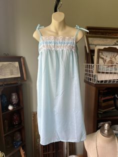 I just added a new item to eBay, COTTON BLUE NIGHTIE SIZE MEDIUM BOW TIE STRAPS LACE FRONT VINTAGE LINGERIE ! #eBay #eBaySeller Vintage Babydoll Pajamas, Coquette Sleeveless Chemise For Bedtime, Sleeveless Coquette Chemise For Bedtime, Sleeveless Nightgown With Adjustable Straps For Bedtime, Coquette Sleeveless Camisole For Bedtime, Sleeveless Coquette Camisole For Bedtime, Feminine Sleeveless Camisole For Bedtime, Coquette Lace Trim Camisole Chemise, Sleeveless Nightgown With Adjustable Straps For Daywear