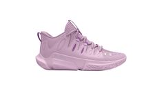 women's under armour basketball shoes in purple