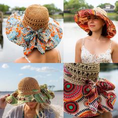 Beach Straw Summer Sun Hats For Women Fits 21.5-23 inches head size. Sun protection - UV UPF. Foldable & packable sun hats for women convenient to carry along, fits any handbag or backpack. This summer casual hat is great for any summer outdoor activity - beach, traveling, vacation. Back to My Handmade Shop   https://www.etsy.com/shop/ChristianLido/ Thank you for visiting ChristianLido on Etsy! Ladies Hats Casual Summer, Cute Sun Hats For Women, Ladies Hats Casual, Philippines Outfits, Philippines Outfit, Packable Sun Hat, Vacation Hat, Womens Beach Hat, Breezy Outfit