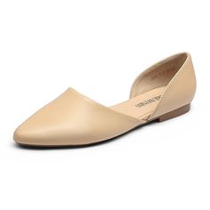 PRICES MAY VARY. Breathable PU Vamp: This breathable flat shoe keeps your feet dry and comfortable, you'll feel nothing even wearing it all day. Wear-Resistant TPR Sole: Lightweight and slip-resistant TPR sole, suitable for your everyday work. Classic Pointy Toe: Flats shoes women dressy with classic design, adds a touch of elegance for your outfits. Sophisticated D'orsay Design: The sides of the flat shoe are cut away, and the vamp of the shoe is cut close to the toes. They're super flattering Spring Slip-on Slip-resistant Flats, Slip-resistant Comfortable Ballet Flats, Comfortable Non-slip Flats With Flat Heel, Comfortable Slip-resistant Ballet Flats, Slip-resistant Synthetic Flats, Comfortable Slip-resistant Flats, Slip-on Slip-resistant Flats, Comfortable Slip-resistant Slip-on Flats, Slip-resistant Slip-on Flats