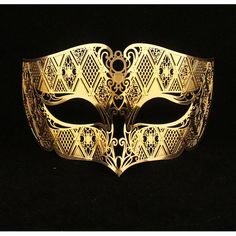 Male Masquerade Mask, Mascara Papel Mache, Gold Masquerade Mask, Mens Masquerade Mask, Mask Men, Metal Mask, Men Party, Men Halloween, Party Masks