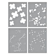 stn-075 Spellbinders Blossoming Flowers Layered Stencil Floral Background Design, Background Stencil, Stencil Cards, Blossoming Flower, The Flower Market, Stencils Printables, Stencil Material, Flower Stencil, Stencil Template