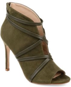 Women's Samara Bootie | macys.com Womens Center, Fedora Fashion, Nature Winter, Stiletto Heels Boots, Peep Toe Booties, Sweaters For Fall, High Heel Boots Ankle, Only Shoes, Samara