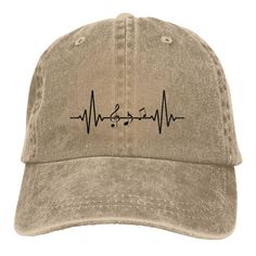 PRICES MAY VARY. Material: Music Note Heart Rate (2) Baseball Cap 100% Polyester,Great Fit For Most Head Sizes, Sizes (22"-24") Adjustable Metal Buckle Back Closure, Great Fit For Most Head Sizes Ensure Comfort At All Times. Reinforced Professionally Hemming-Stitch, Lightweight But Durable Makes Baseball Cap Can Ensure Longtime Use. Gym Cap Adjustable Back: Music Note Heart Rate (2) Sun Hats For Men Fits The Head Circumference Well, And The Back Can Be Adjusted With A Magic Buckle Design, Which Hemming Stitch, Sun Hats For Men, Music Note Heart, Baseball Match, Mens Sun Hats, Hem Stitch, Beach Birthday, Hat Men, Baseball Caps Mens