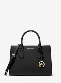 Sheila Medium Faux Saffiano Leather Satchel | Michael Kors Trendy Purses, Crossbody Satchel, Satchel Tote Bag, Leather Satchel Bag, Satchel Tote, Purses Michael Kors, Handbags Michael Kors, Michael Kors Bag, Bags Tote