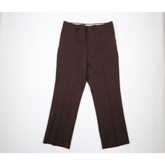 Vtg 70s Streetwear Mens 38x30 Knit Wide Leg Flared Bell Bottoms Pants Brown Usa Mens Pants Fabric Pull On The Upper Right Leg. Usa Made Mens Size 38 Measurements Are: 19 Inches Across The Waist Laid Flat 30 Inch Inseam 42 Inches From Top To Bottom 10 Inch Leg Open Brown Polyester Check Out My Other Items In My Store! Pr1775 70s Streetwear, Bell Bottoms Pants, Cosby Sweater, Pants Brown, Pants Vintage, Streetwear Mens, Bell Bottom Pants, Vintage Pants, Men's Knit