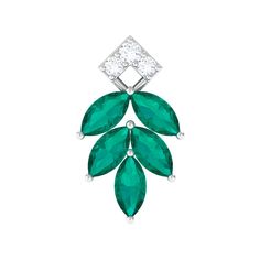 Product Details This Emerald and Diamond Leaf Cartilage Earring is a stunning one, with a beautiful leaf design adorned with Marquise Cut Emerald and Round Cut Diamonds. A perfect piece of jewelry to add a touch of elegance to your style and make a statement that will turn heads. You can style it on your Helix, Cartilage, or Upper Lobe Piercing. Product Information SKU SHP-BODYJ022210193 Length 8.8 mm Width 5 mm Height 1.8 mm Weight 0.54 gm (Approximate) EMERALD INFORMATION No.of Stones 5 Pieces Elegant Green Leaf-shaped Earrings, Elegant Single Leaf Earring, Elegant Leaf-shaped White Gold Jewelry, Elegant White Gold Leaf-shaped Jewelry, Elegant Green Leaf-shaped Jewelry, Fine Jewelry Green Pendant Earrings, Green Pendant Earrings Fine Jewelry, Green Marquise Earrings Fine Jewelry, Green Marquise Fine Jewelry Earrings