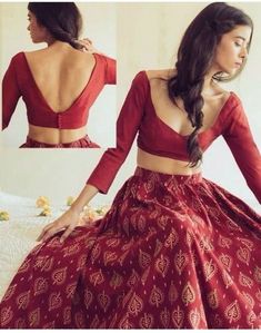 Outfits Primavera, Cotton Lehenga, Indian Outfits Lehenga, Indian Saree Blouse, Indian Saree Blouses Designs, Blouse Designs Indian, Unique Blouse Designs, Saree Blouse Designs Latest, Lehenga Blouse