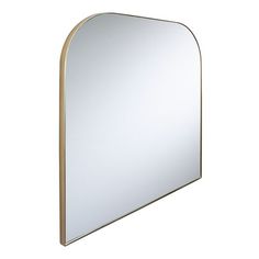 an arched mirror on a white background