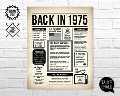 the back in 1994 poster on a white brick wall with black and white text, which reads