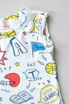 Our super soft shorty one-piece is perfect for summer! Available in a range of adorable prints. Button snap closure for easy diaper changes. INSTRUCTIONS: Wear - Play - Repeat FIT - FABRIC - CARE True to Size 95% Polyester / 5% Spandex Machine Wash / Tumble Dry