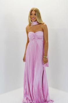 Adriane Dress - Light Pink Fancy Boutique, Dress With Scarf, Aria Dress, Prom Dress Inspo, Fancy Fits, Dress Fancy, Senior Prom Dresses, Prom Dress Inspiration, Cute Prom Dresses