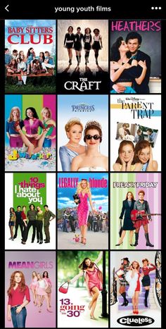 Girly Movies To Watch, Movies To Watch List, Best Teen Movies, Quote Movie, Movies Best