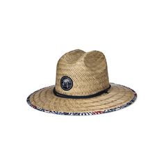 This stylish Men's Lifeguard Hat by Swiss Tech is the perfect hat to provide shade against the sun's rays. The natural straw material makes this hat lightweight and comfortable on warm summer days, and a fashionable tropical printed fabric on the under brim gives this hat a summer vibe that makes it the perfect accessory for the pool, beach, lake, or garden. The medallion gives a nod to the tropical theme, making this hat the ideal accessory for both style and comfort. One size fits most. Exclusively at Walmart. Color: Blue.  Gender: male.  Age Group: adult. Blue Sun Hat For Vacation, Casual Palm Leaf Sun Hat For Beach Season, Casual Palm Leaf Sun Hat For Vacation, Casual Palm Leaf Straw Hat For Vacation, Blue Straw Hat With Curved Brim For Outdoor, Blue Short Brim Straw Hat For Outdoor, Adjustable Blue Straw Hat For Outdoor, Blue Curved Brim Straw Hat For Outdoor, Casual Palm Leaf Hats For Vacation