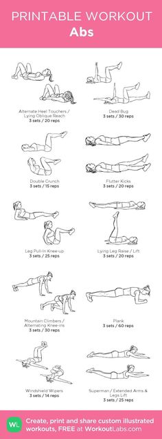 the printable workout manual for women