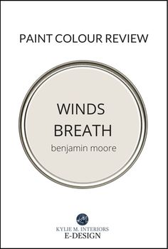 the front cover of paint color review winds breath