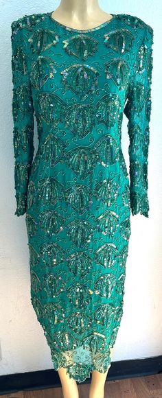 This sequin dress is handmade, high quality, original design and beautiful. This dress is suitable for party, events or any occasional use. Dressy Cocktail Dresses With Contrast Sequin, Fitted Green Sequin Evening Dress, Dressy Long Sleeve Sequin Evening Dress, Elegant Fitted Sequin Fabric For Party Season, Elegant Fitted Sequin Fabric For Prom, Green Embellished Evening Dress For Party, Elegant Fitted Sequin Fabric For Prom Season, Summer Formal Dresses With Contrast Sequin, Formal Summer Dresses With Contrast Sequin