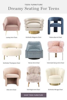 Dreamy Seating For Teens Parisian Decor