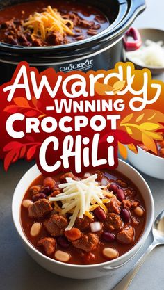 Try this award-winning crockpot chili recipe that’s full of rich, bold flavors. It’s the ultimate chili experience! #AwardWinningChili #CrockpotMeals #ChiliNight