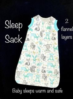 Magic Moon flannel sleep sack, 2 layers, baby animals, 3-9 months sleeping bag, warm safe sleep, front zipper easy on-off wearable blanket Magic Moon, Baby Kicking, Baby Sleep Sack, Sleep Sack, Sleep Sacks, Wearable Blanket, Baby Head, Sleeping Bag, Cotton Flannel