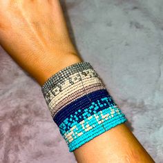 New Anthropologie Beaded Cuff Blue/Silver Nwot. Perfect Condition, No Flaws. Never Worn. No Holes Or Stains, No Fade. Brand: Anthropologie Size: Os Fits All Color: Blue Turquoise Silver Brown Material: Beads & Wire Pattern: Layered Colors Horizontal Occasion: Daily Wear Formal Events Bohemian Style Cute Outfits Details: Bracelet Bends To Fit Any Size Wrist Measurements Are Approximate, See Photos Smoke + Cat Free Home Questions? Leave A Comment :) Offers Always Welcome Bundle 3+ Items For An Add Handmade Light Blue Beaded Bracelets, Blue Cuff Bracelet With Colorful Round Beads, Handmade Blue Cuff Bracelet, Adjustable Blue Cuff Bracelet, Bohemian Blue Cuff Bracelet With Round Beads, Bohemian Blue Cuff Bracelet With Colorful Beads, Multicolor Metal Bohemian Cuff Bracelet, Adjustable Beaded Blue Cuff Bracelet, Adjustable Blue Beaded Cuff Bracelet