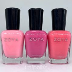 ✨ This listing contains : ✨ 3 Brand New Zoya Nail Polishes 0.5 fl. oz. (doesn't have color names on the bottom) Zoya Nail Polish Colors, Cute Nail Polish, Vis Dev, Powder Nail Polish, Zoya Nail, Fancy Nails Designs, Zoya Nail Polish, Black Nail Polish, Nail Polish Brands