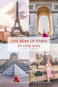 the best of paris in one day and an ideal itinerary for all ages