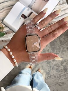 You will be sure to receive a tonne of compliments with this light weight and very stylish. Made of the high quality resin and stainless steel clasp and available in a range of stylish tones.   The watch bands are easily interchange on you apple watch for the perfect style up and to match your outfits to your occasion and style. 🌏 Fast Worldwide Shipping! The following shipping times are a guide USA 4 - 10 Days UK 4 - 11 Days Australia 4 - 10 Days Canada - 5 - 12 Days Rest of the world can rang Metal Bracelet Strap Apple Watch Band, Clear Apple Watch Band, Adjustable White Apple Watch Bracelet Strap, Modern Pink Apple Watch Band Gift, Pink Rectangular Bracelet Strap Apple Watch Band, Apple Watch 3, Premium Watches, Resin Bracelet, Apple Watch Faces