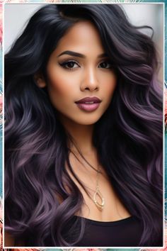 Spring Hair Color Trends, Hair Rainbow, Purple Ombre Hair, Dark Purple Hair, Women Braids, Trending Hair, Chic Short Hair, Bold Hair Color, Summer Haircuts