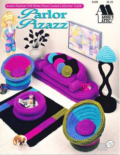 the cover of an american home decor book, called garlor hazez by ann's attic