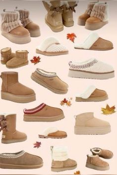 #uggstyle#uggs Slippers Preppy, Uggs Slippers, Preppy Fall Outfits, Cozy Fall Outfits, Cute Slippers