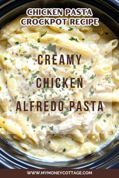 creamy chicken alfredo in a crock pot recipe