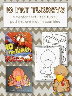 turkeys and other thanksgiving themed activities for kids to learn how to draw, paint, and color