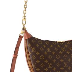 LOUIS VUITTON® - Loop Hobo - Monogram Monogram Reverse Louis Vuitton Loop Hobo, Mothers Bag, Handbags Louis Vuitton, Moon Shape, Louis Vuitton Official, Crossbody Bag Women, Canvas Handbags, Long Wallet, Half Moon